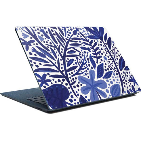 Cat Coq Blue Garden Surface Laptop Skin